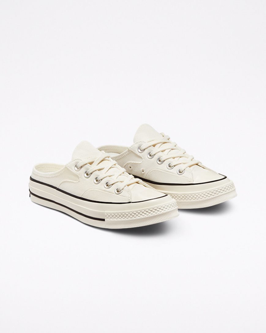 Tenisi Barbati Converse Chuck 70 Mule Bej Negrii | RO VSDGE496